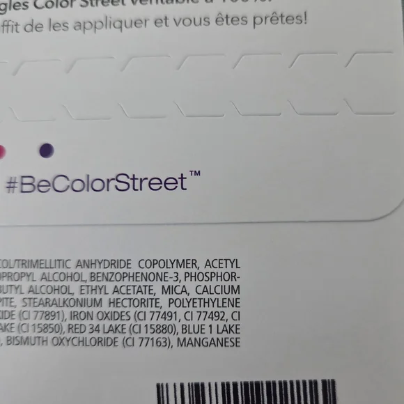 Color Street Carmine Shine Nail Strips - Picture 2 of 3